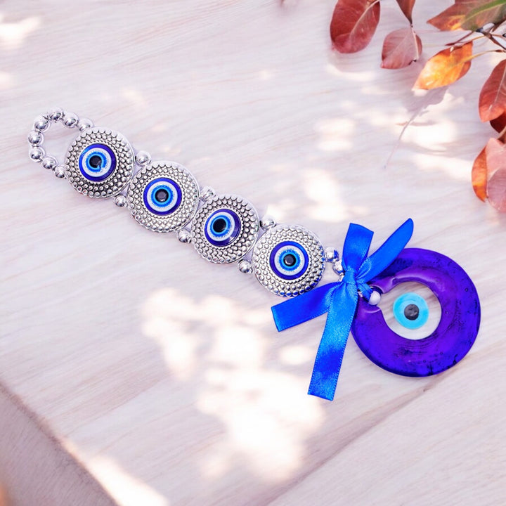 Blue Evil Eye Wall Hanging
