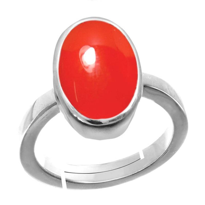 Carnelian Gemstone Adjustable Ring