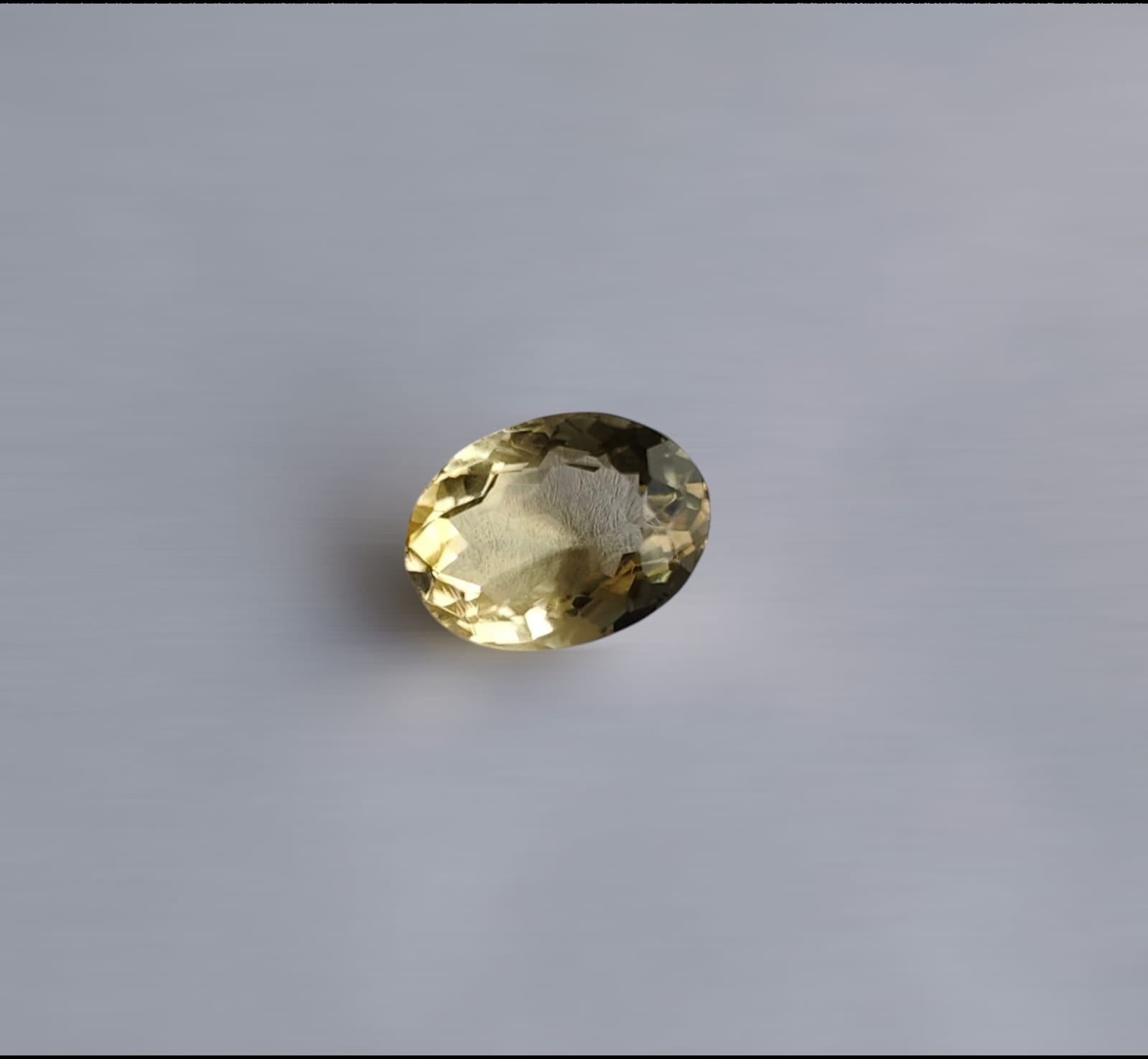 Natural Citrine – 7.26 Carats Oval-Cut Gemstone