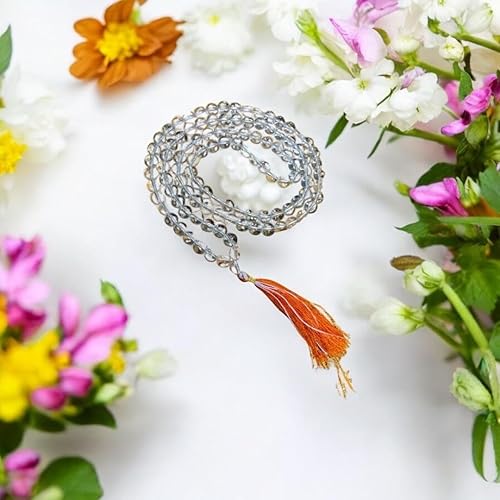 Clarity Quartz Japa Mala
