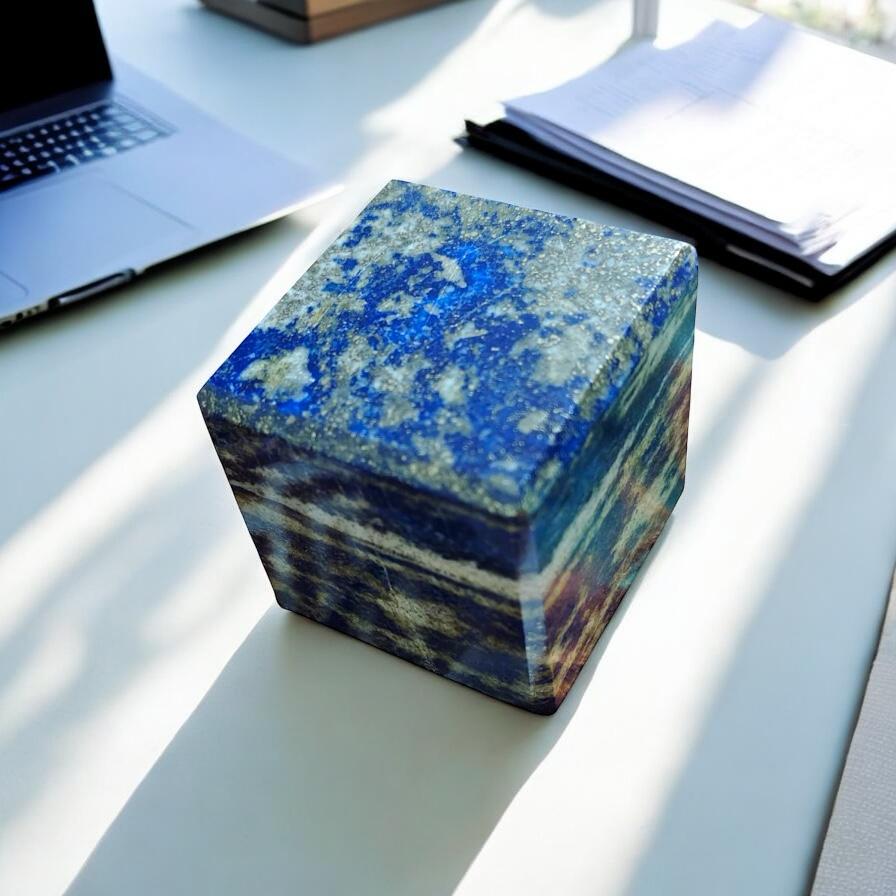 Lapis Lazuli Cube