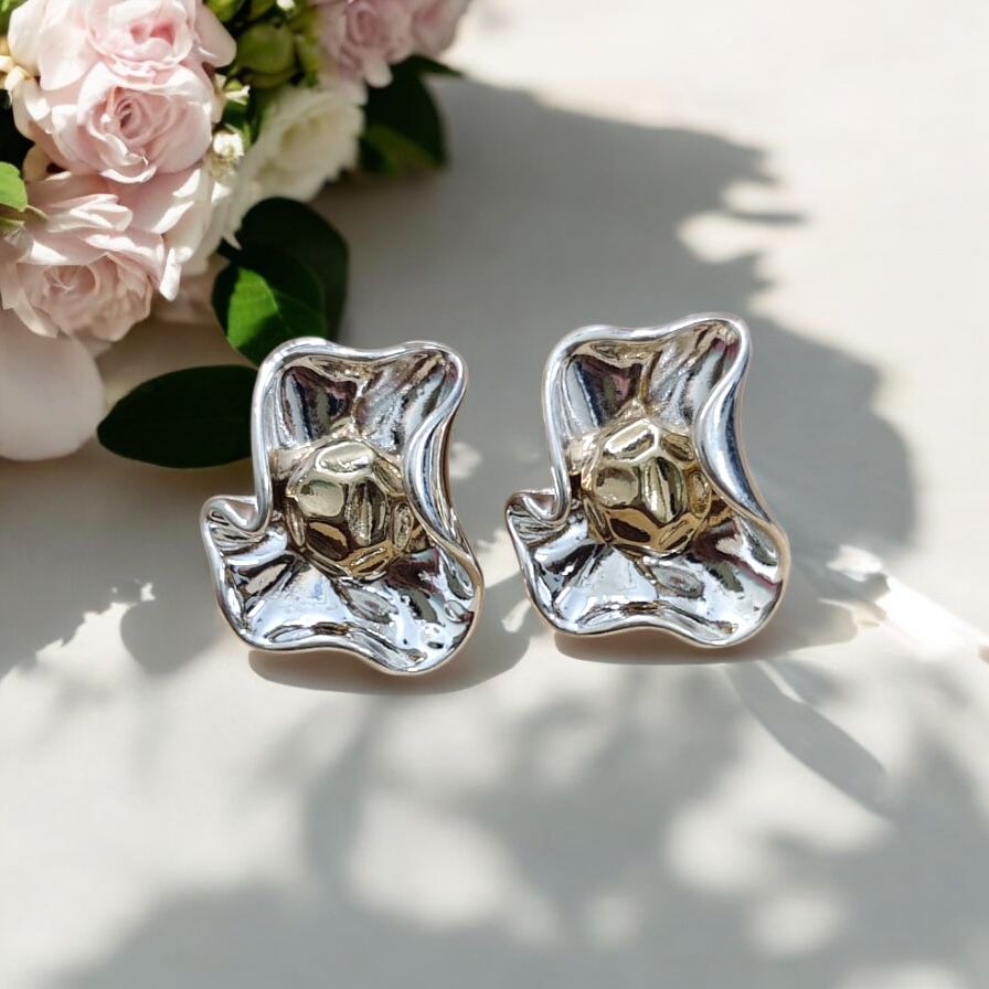 Molten Bloom Metallic Studs