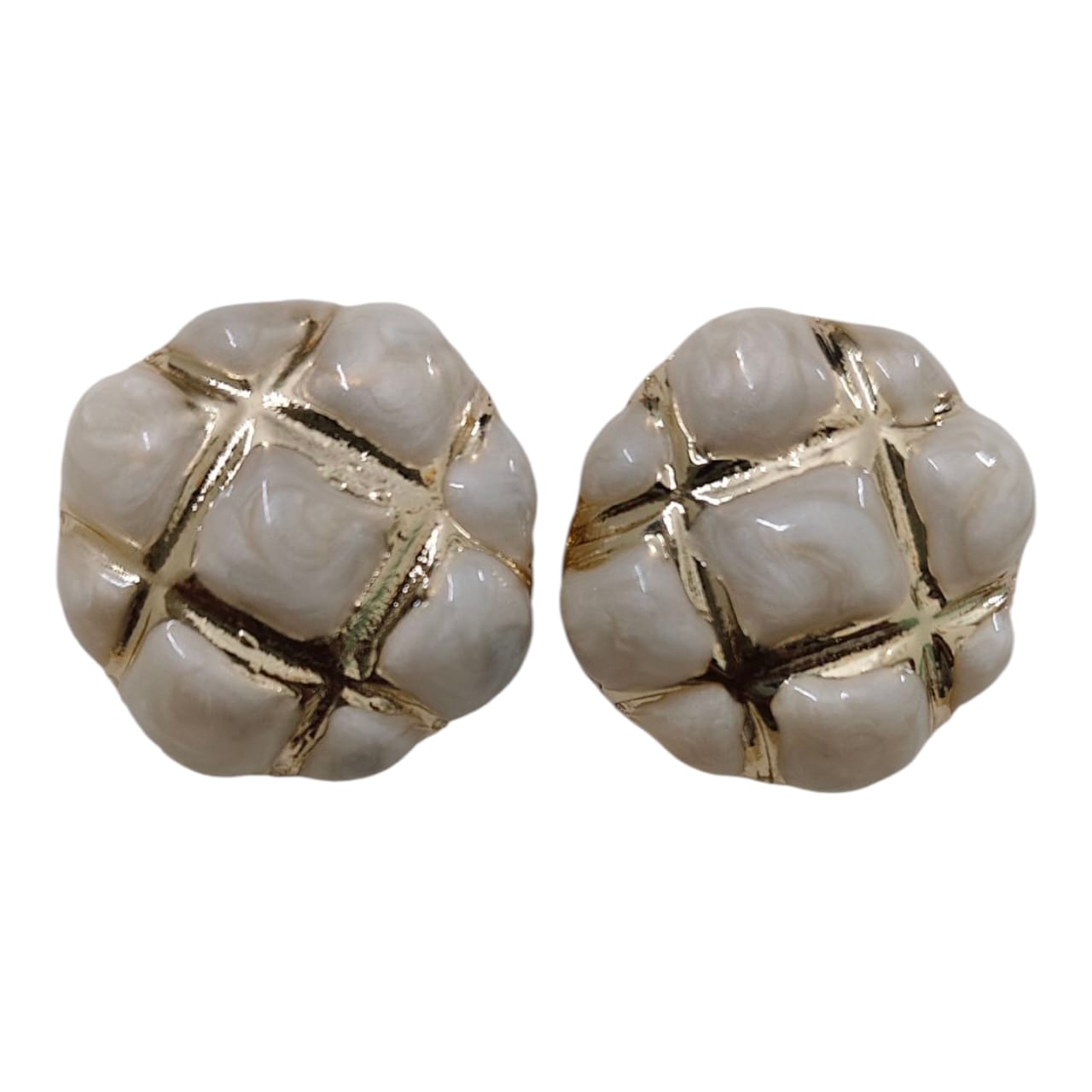 Ivory Luxe Studs