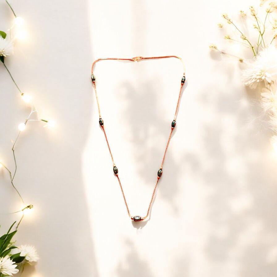 Golden Beaded Harmony Chain