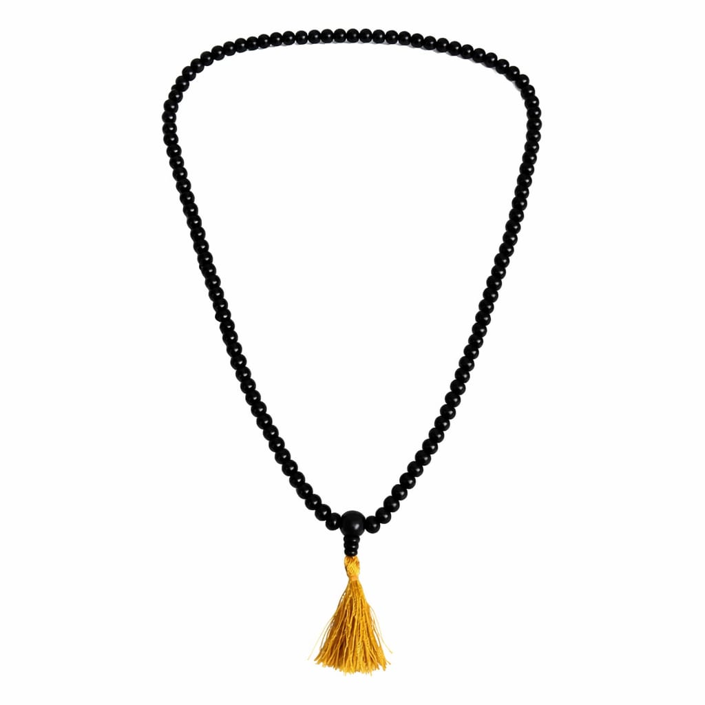 Karungali Mala (Ebony Wood Prayer Beads) | Protection, Grounding & Spiritual Energy Necklace