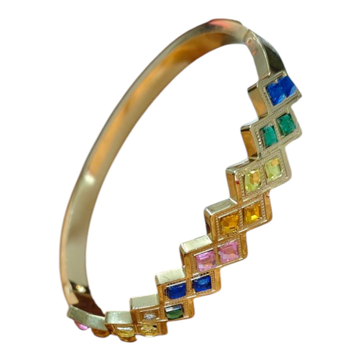 Prism Steps Crystal Bangle
