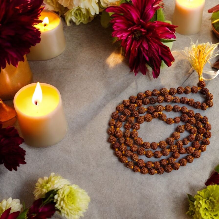 Rudraksha Jaap Mala – 108+1 Small Beads