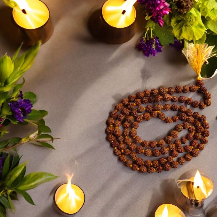 Rudraksha Jaap Mala – 108+1 Small Beads