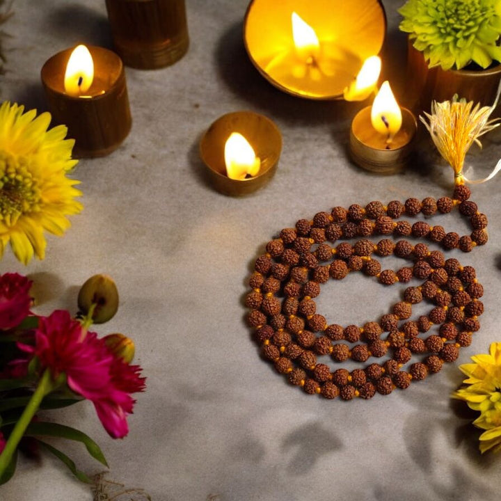 Rudraksha Jaap Mala – 108+1 Small Beads