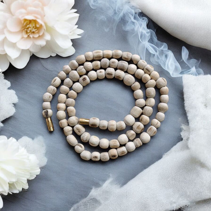 Original Tulsi Kanthi Mala from Vrindavan – 3 MM Medium Beads – One Layer