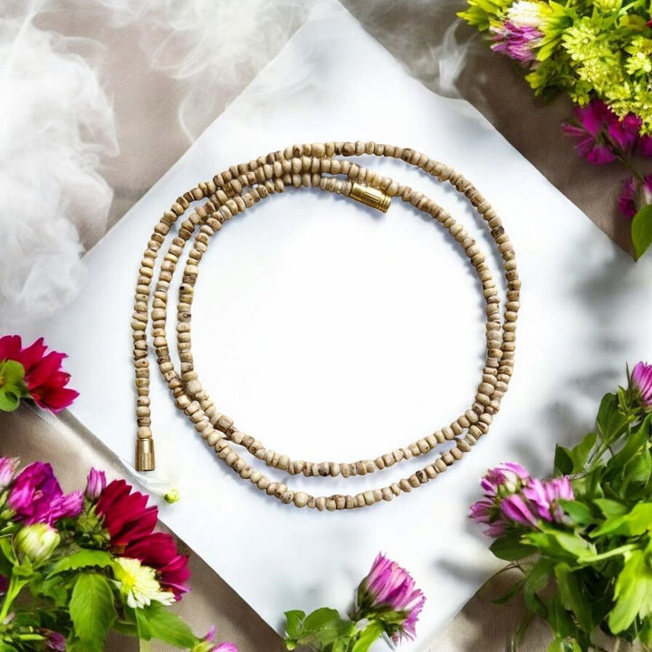 Original Tulsi Kanthi Mala from Vrindavan – One Layer- Small Beads