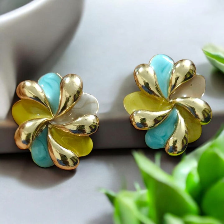 Blossom Radiance Stud Earrings