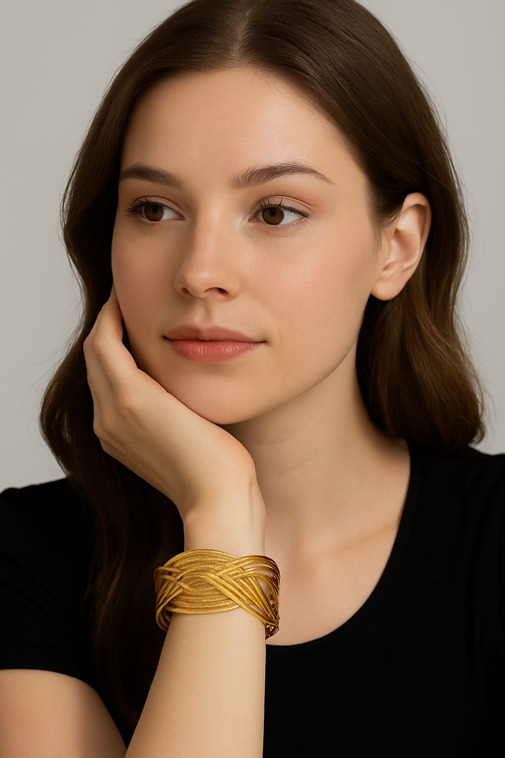 Golden Cuff Bracelet